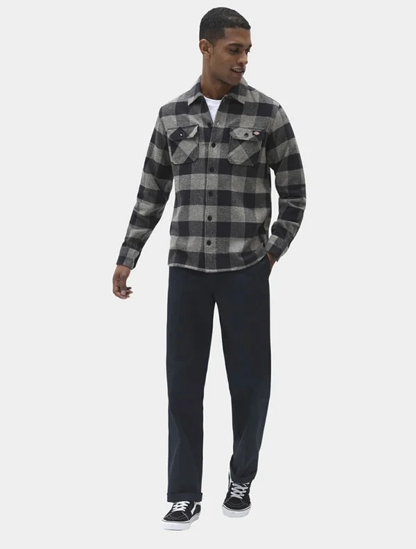 Рубашка Dickies New Sacramento Shirt Grey Melange