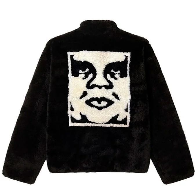 Куртка Obey Icon Face Sherpa Jacket