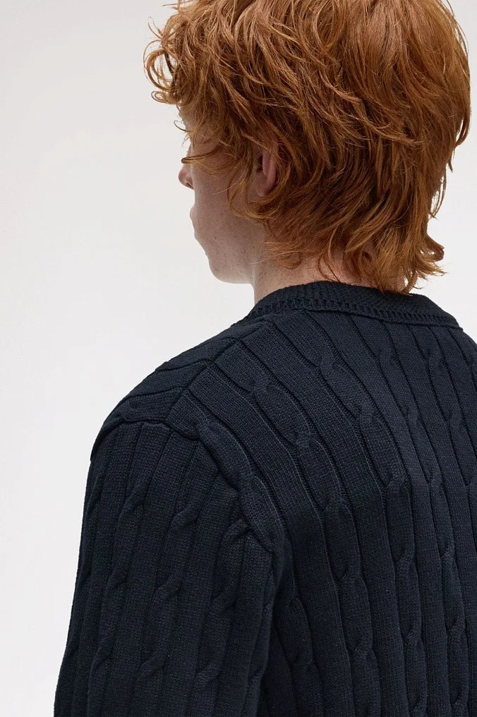 Свитер Fred Perry Tennis Badge Cable Knit Jumper