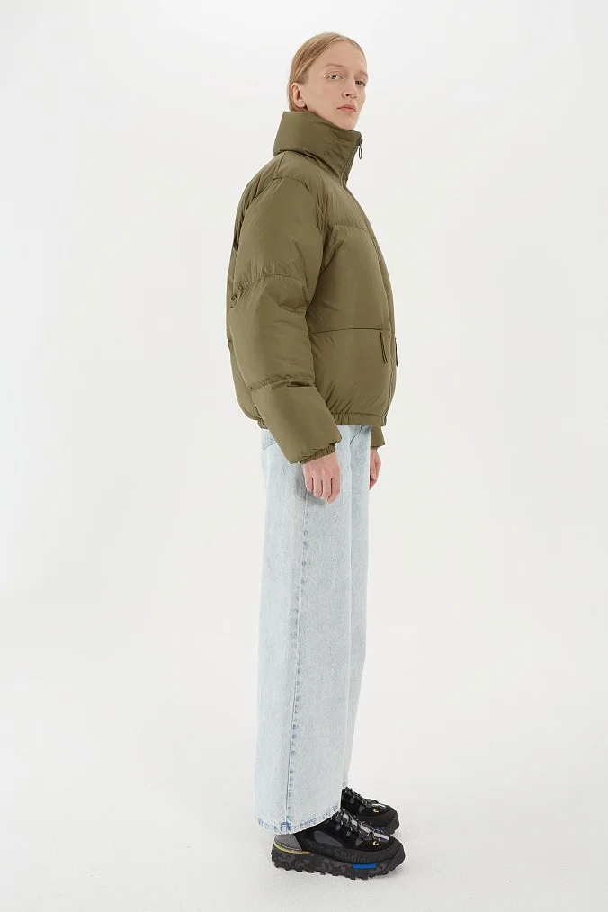 Бомбер оверсайз женский SHU зеленый