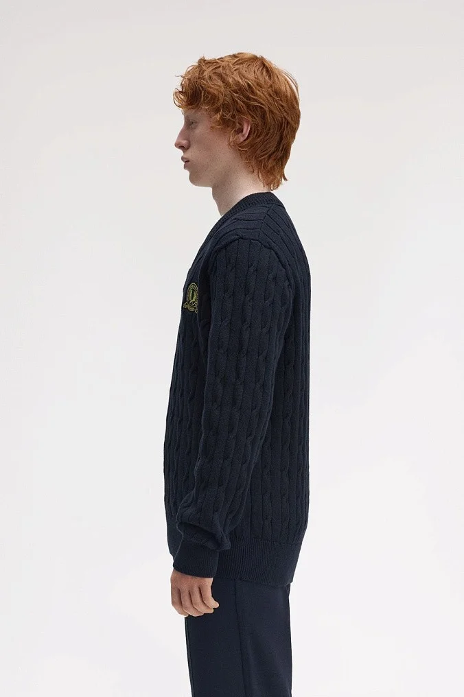 Свитер Fred Perry Tennis Badge Cable Knit Jumper