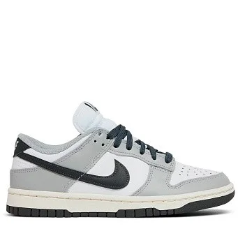 Кроссовки женские Nike Dunk Low White/Iron Grey/Light Smoke Grey