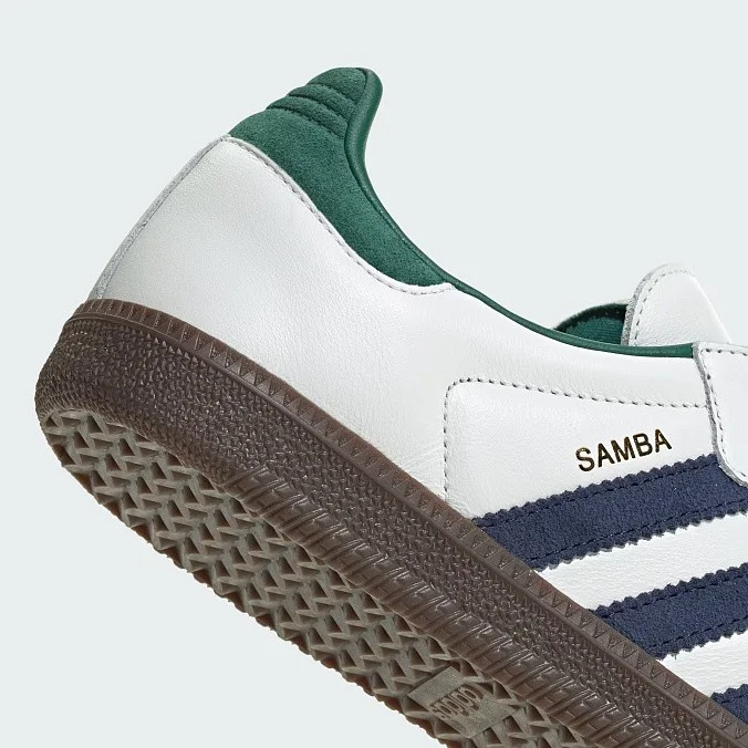 Кроссовки adidas Originals Samba OG White/Collegiate Green/Active Green