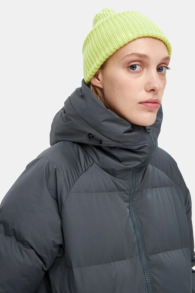 Пуховик женский SHU графитовый