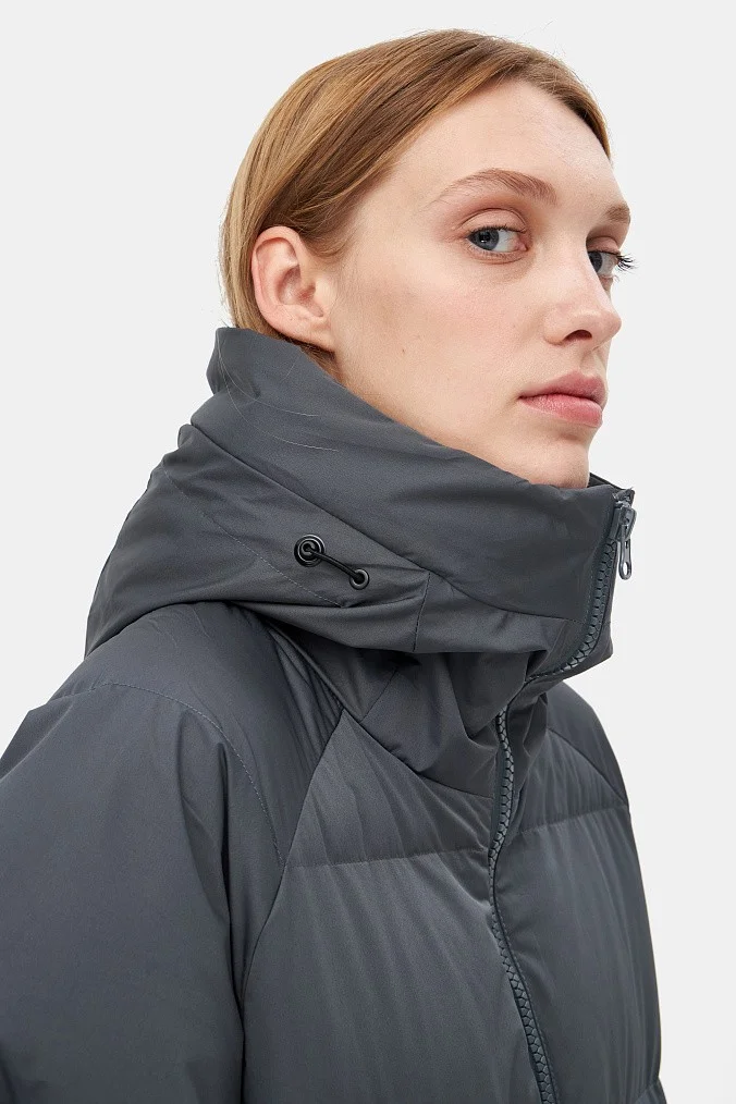 Пуховик женский SHU графитовый