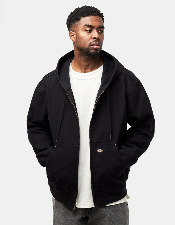 Куртка Dickies Unlined Canvas Hooded Bom Black